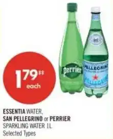 Shoppers Drug Mart Essentia water, san pellegrino or perrier sparkling water offer