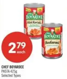 Shoppers Drug Mart Chef boyardee pasta offer