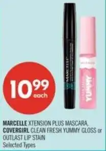 Shoppers Drug Mart Marcelle xtension plus mascara offer