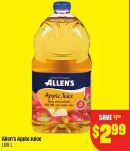 FreshCo Allen's Apple Juice offer