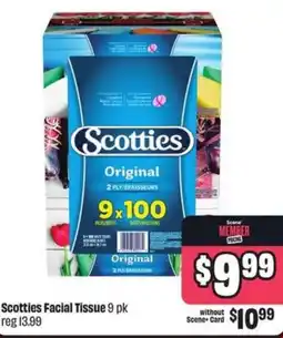 FreshCo Scotties Facial Tissue offer