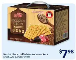 Walmart Naziba black truffle ham soda crackers offer