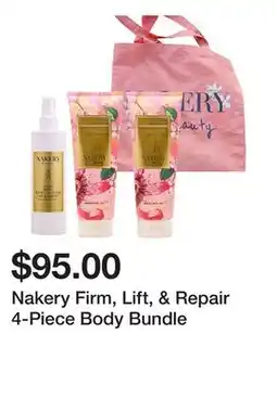TSC Stores Nakery Firm, Lift, & Repair 4-Piece Body Bundle offer