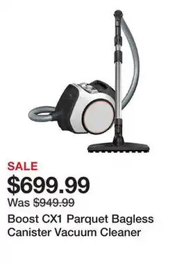 TSC Stores Boost CX1 Parquet Bagless Canister Vacuum Cleaner offer