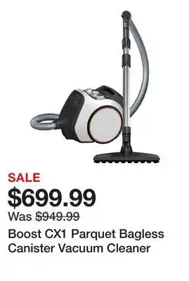 TSC Stores Boost CX1 Parquet Bagless Canister Vacuum Cleaner offer