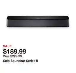 TSC Stores Solo Soundbar Series II offer