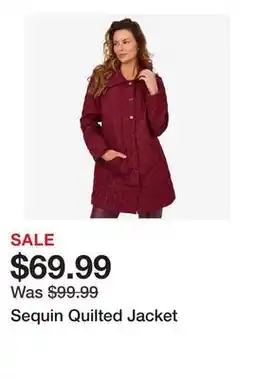 TSC Stores Sequin Quilted Jacket offer