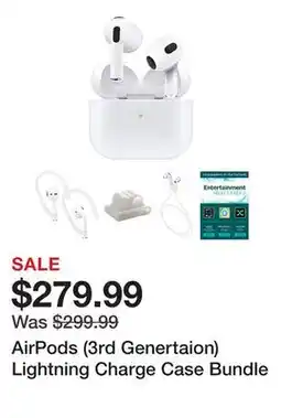 TSC Stores AirPods (3rd Genertaion) Lightning Charge Case Bundle offer