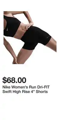 Sport Chek Nike Women's Run Dri-FIT Swift High Rise 4 Shorts offer