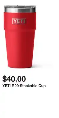Sport Chek YETI R20 Stackable Cup offer