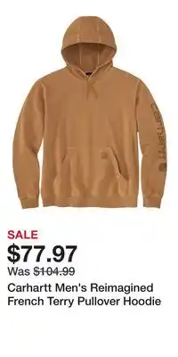 Sport Chek Carhartt Men's Reimagined French Terry Pullover Hoodie offer