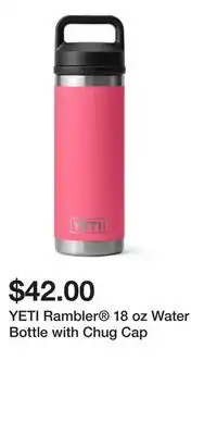 Sport Chek YETI Rambler 18 oz Water Bottle with Chug Cap offer