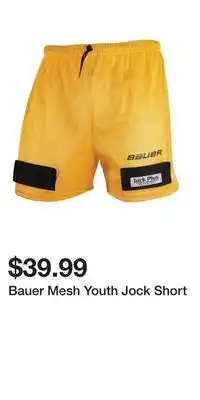Sport Chek Bauer Mesh Youth Jock Short offer
