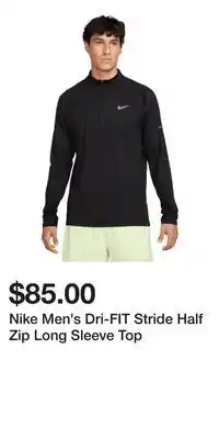 Sport Chek Nike Men's Dri-FIT Stride Half Zip Long Sleeve Top offer