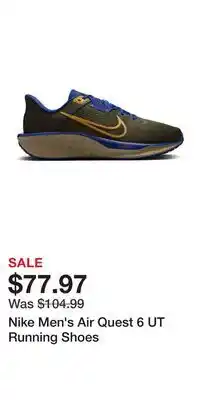 Sport Chek Nike Men's Air Quest 6 UT Running Shoes offer