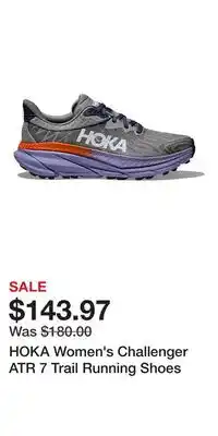 Sport Chek HOKA Women's Challenger ATR 7 Trail Running Shoes offer