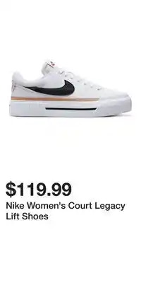 Sport Chek Nike Women's Court Legacy Lift Shoes offer