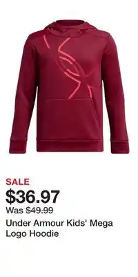 Sport Chek Under Armour Kids' Mega Logo Hoodie offer