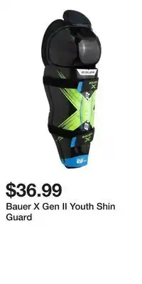 Sport Chek Bauer X Gen II Youth Shin Guard offer