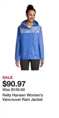 Sport Chek Helly Hansen Women's Vancouver Rain Jacket offer