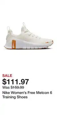 Sport Chek Nike Women's Free Metcon 6 Training Shoes offer