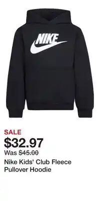 Sport Chek Nike Kids' Club Fleece Pullover Hoodie offer
