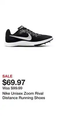Sport Chek Nike Unisex Zoom Rival Distance Running Shoes offer