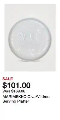 Holt Renfrew MARIMEKKO Oiva/Vildmo Serving Platter offer