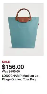 Holt Renfrew LONGCHAMP Medium Le Pliage Original Tote Bag offer