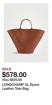 Holt Renfrew LONGCHAMP XL Épure Leather Tote Bag offer