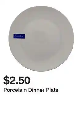 Dollarama Porcelain Dinner Plate offer