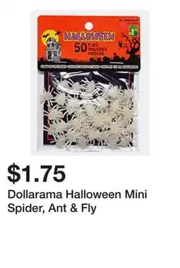 Dollarama Dollarama Halloween Mini Spider, Ant & Fly offer