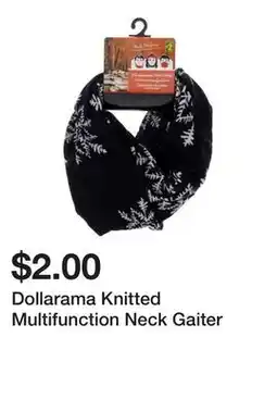 Dollarama Dollarama Knitted Multifunction Neck Gaiter offer