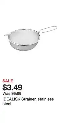 IKEA IDEALISK Strainer, stainless steel offer