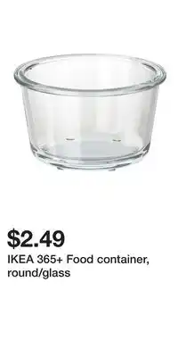 IKEA IKEA 365+ Food container, round/glass offer
