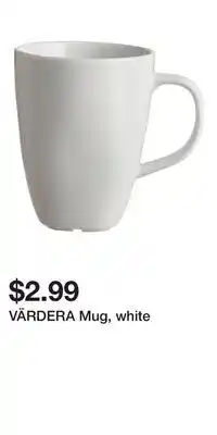 IKEA VÄRDERA Mug, white offer