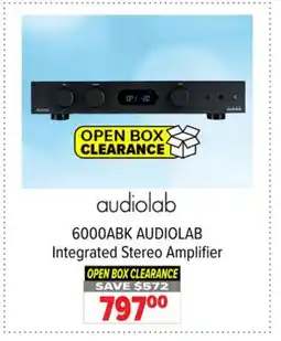 2001 Audio Video 6000ABK AUDIOLAB Integrated Stereo Amplifier offer
