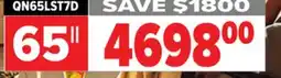 2001 Audio Video SAMSUNG 65 Partial Sun Neo QLED 4K TV offer