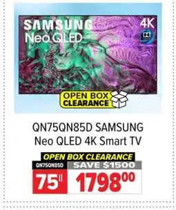 2001 Audio Video SAMSUNG Neo QLED 4K Smart TV 75 offer