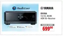 2001 Audio Video RXV6A YAMAHA 7.2-Ch. 4K/8K HDR 10+ Receiver offer