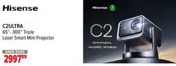 2001 Audio Video C2ULTRA 65- 300 Triple Laser Smart Mini Projector offer