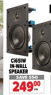 2001 Audio Video Ci65IW IN-WALL SPEAKER offer