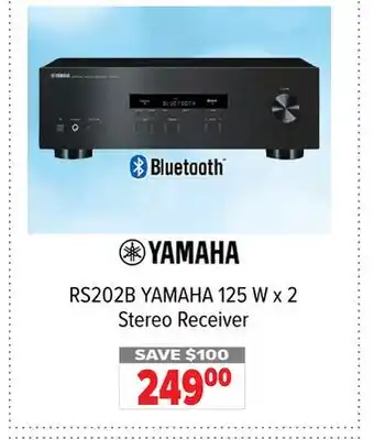 2001 Audio Video RS202B YAMAHA 125 W x 2 Stereo Receiver offer