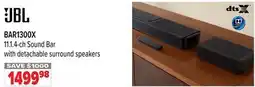 2001 Audio Video BAR1300X 11.1.4-ch Sound Bar with detachable surround speakers offer