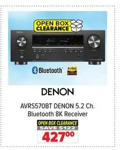 2001 Audio Video DENON 5.2 Ch. Bluetooth 8K Receiver offer