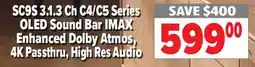 2001 Audio Video SC9S 3.1.3 Ch C4/C5 Series OLED Sound Bar IMAX Enhanced Dolby Atmos, 4K Passthru, High Res Audio offer