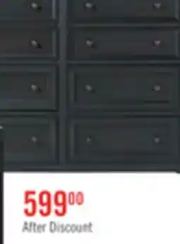 The Brick Casa Bedroom 8-Drawer Dresser, 54W x 44H, Wood - Black offer
