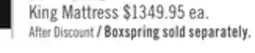 The Brick Scott Living Braemar Eurotop Firm King Mattress offer