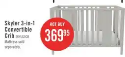 The Brick Little Seeds Skyler Baby Crib - Sharkey Grey offer
