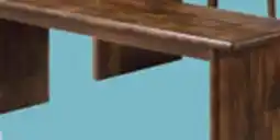 The Brick Vale Dining Bench, Wood, 58W - Brown offer